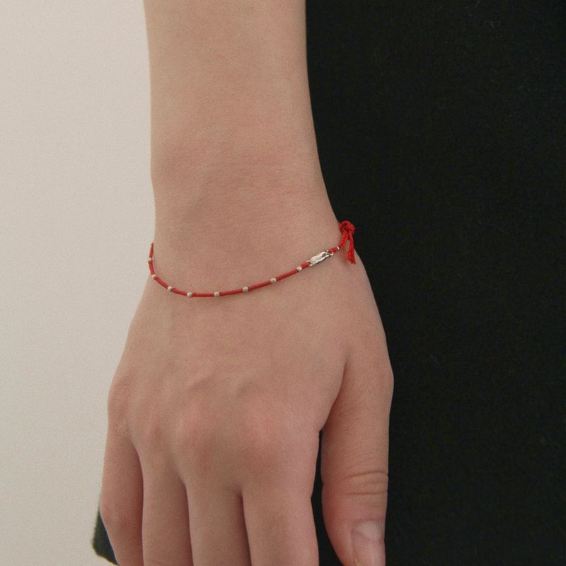 Dragon Silverball Bracelet (knot ver.)