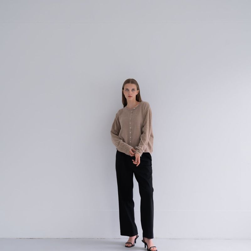 Gloss knit cardigan