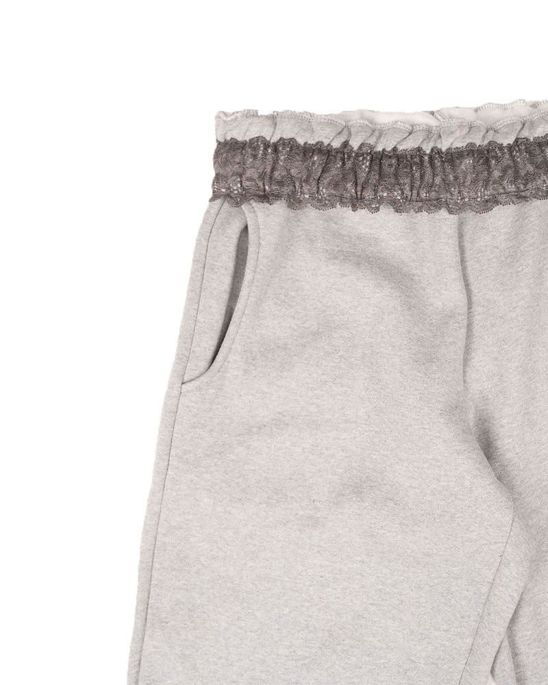 LACE SWEATPANTS GREY