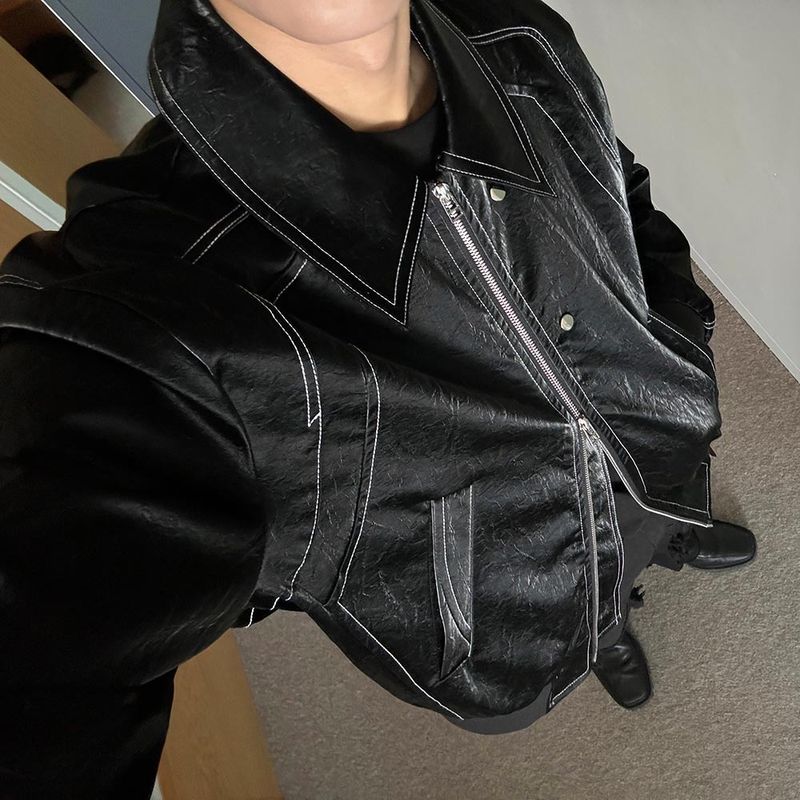 ASCLO High Stitch Collar Jacket (2color)