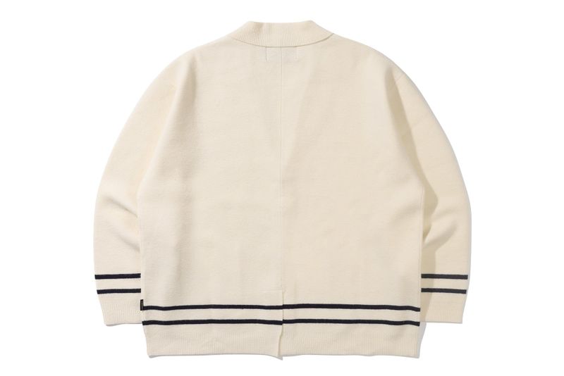 NOTCHED LAPEL KNIT BLAZER_OATMEAL