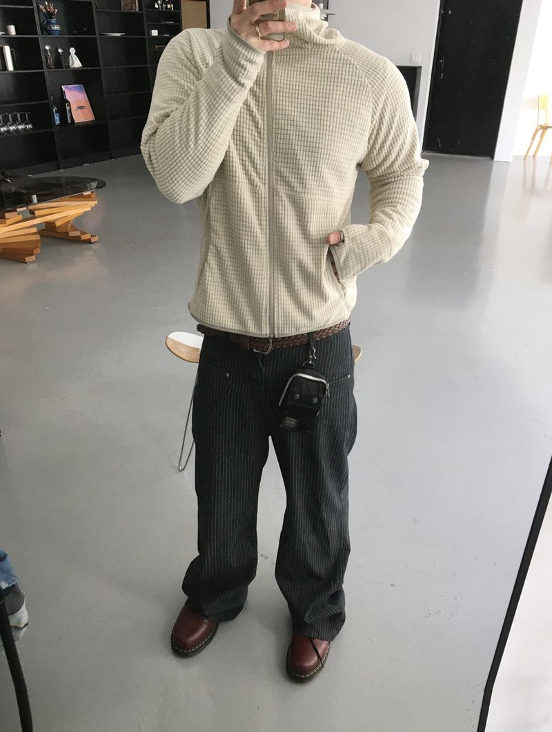 No.1594 G diagonal ZIP-UP (4color)