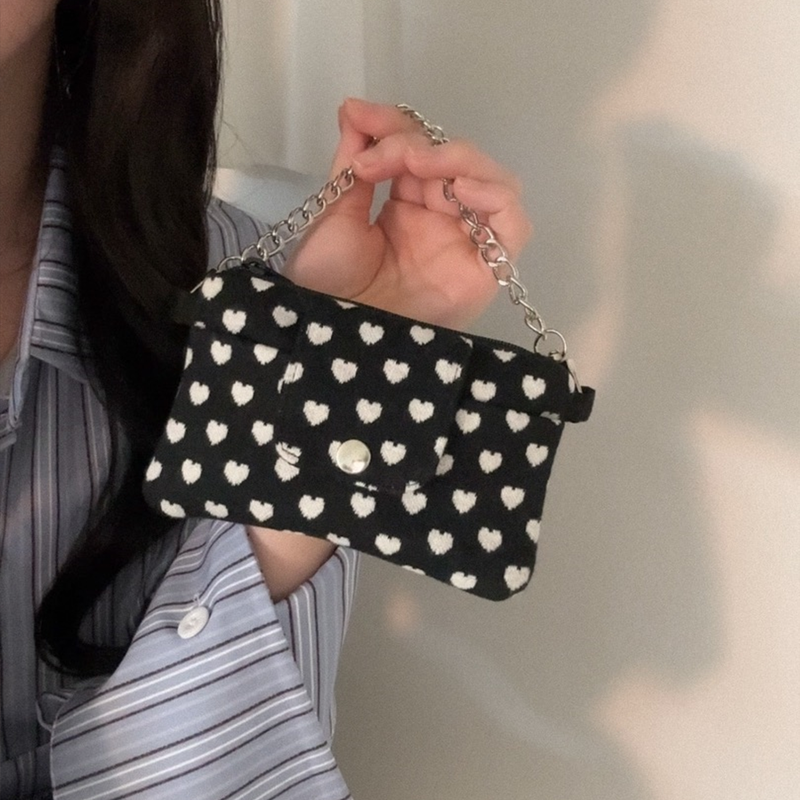 bebe chain wallet bag_width (2color)