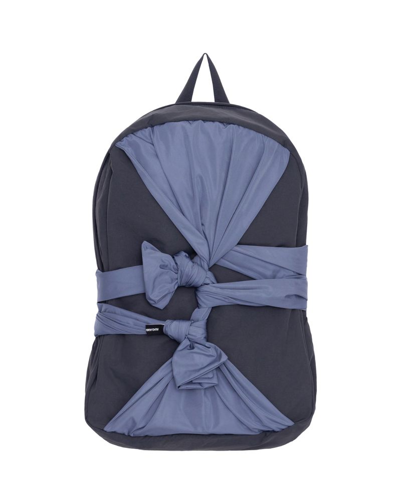 IUGAMAKARAS（イウガマカラス）の「Knotted Backpack (Ash Navy)（Bags）」