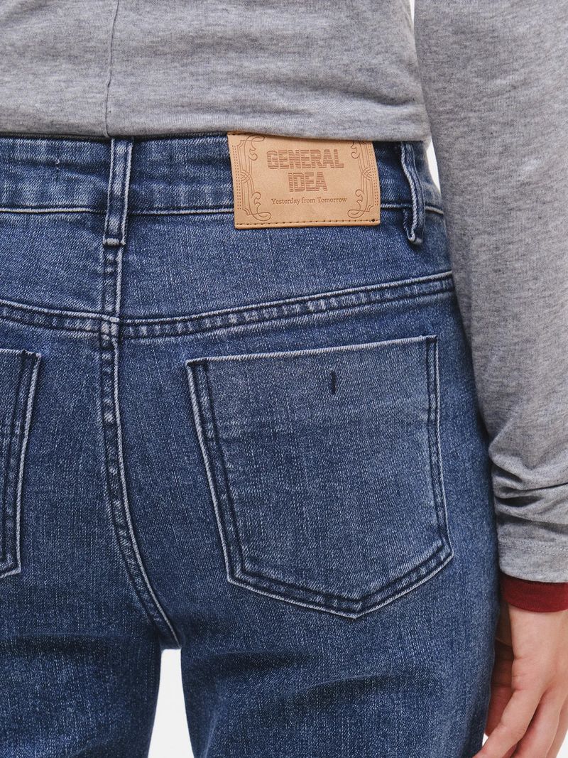 BOOTCUT WASHING DENIM PANTS