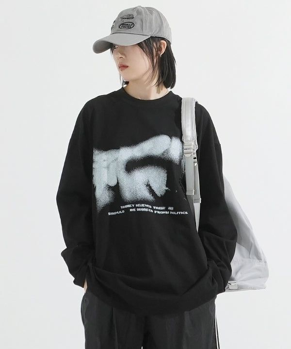KIXI（キッシー）の「ブラー長袖Tシャツ（トップス）」