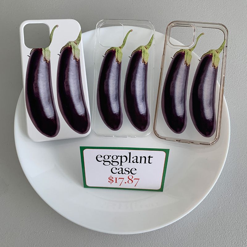 inimini(イニミニ)の「Eggplant case - Matt hard(Smartphone Accessories)」