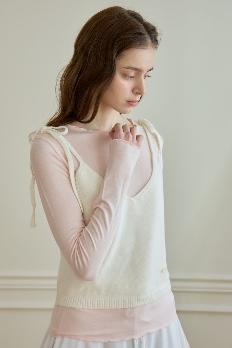 PINK PINEAPPLE（ピンクパイナップル）の「BASIC SHEER T-SHIRT（Tops）」