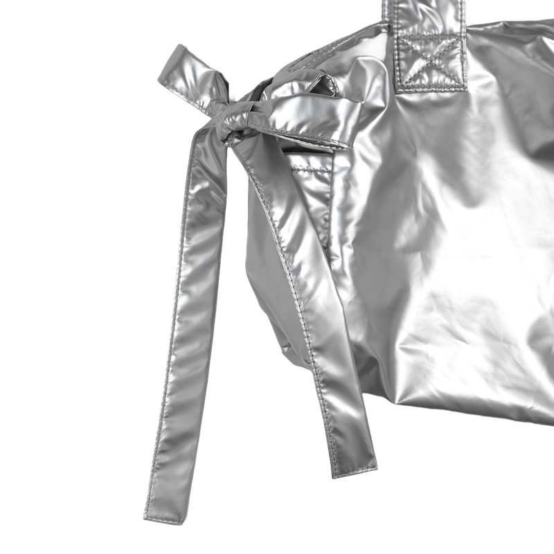 DOUBLE RIBBON TOTE BAG