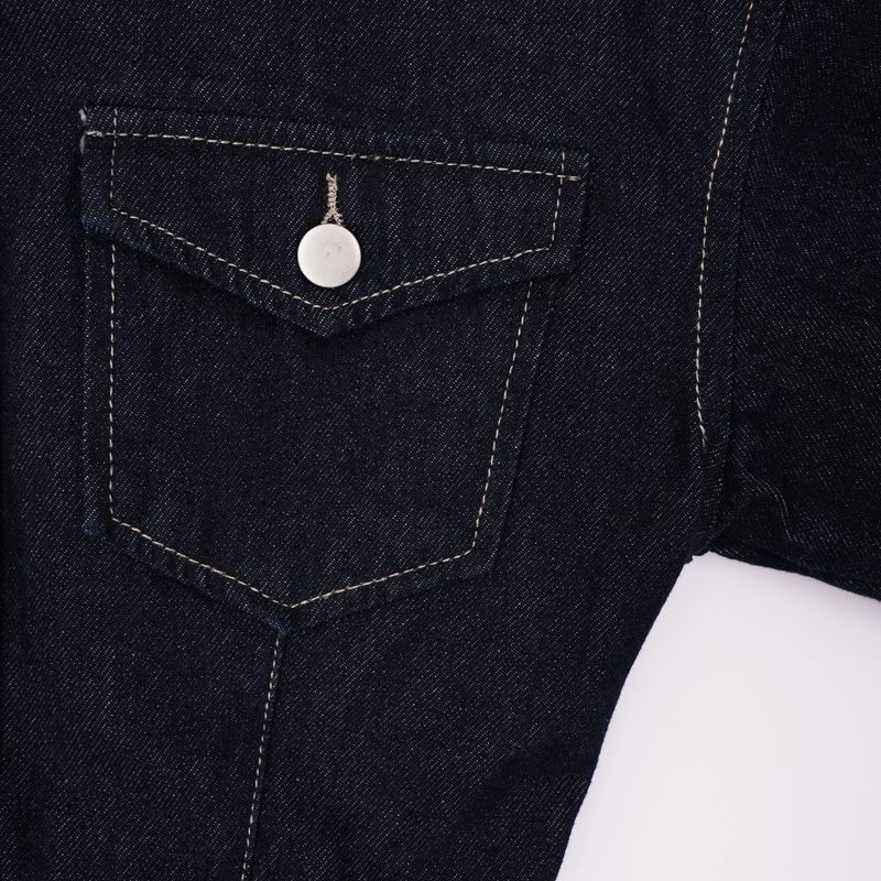 denim mini one-piece