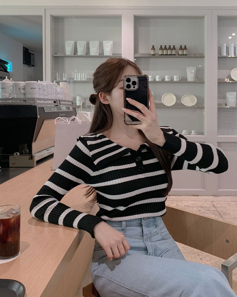 Buten Sailor Collar Knitwear