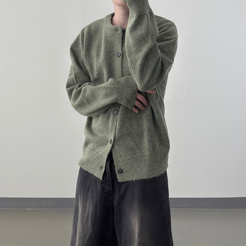 Lunet Wool Round Cardigan