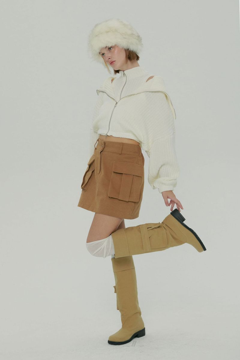 CARGO MINI SKIRT / BEGIE