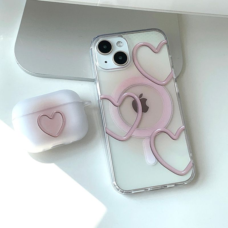 Pink - Spring Love Magsafe Phone Case Bead Tok Set