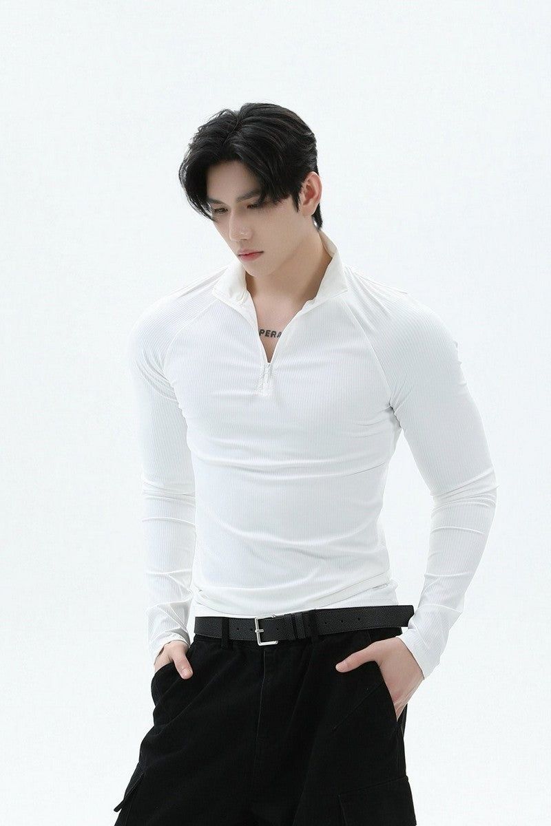 TURNTIDE( ターンタイド)の「Stretch Dry-Fit Mock Neck Tee(Tops)」