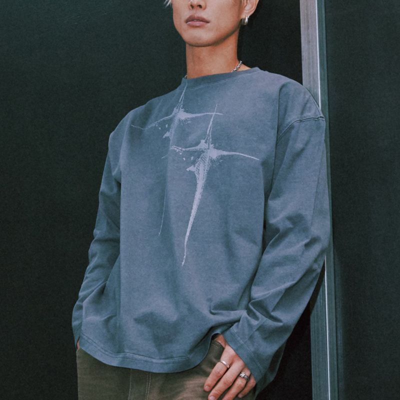 PIGMENT WASHING L/S