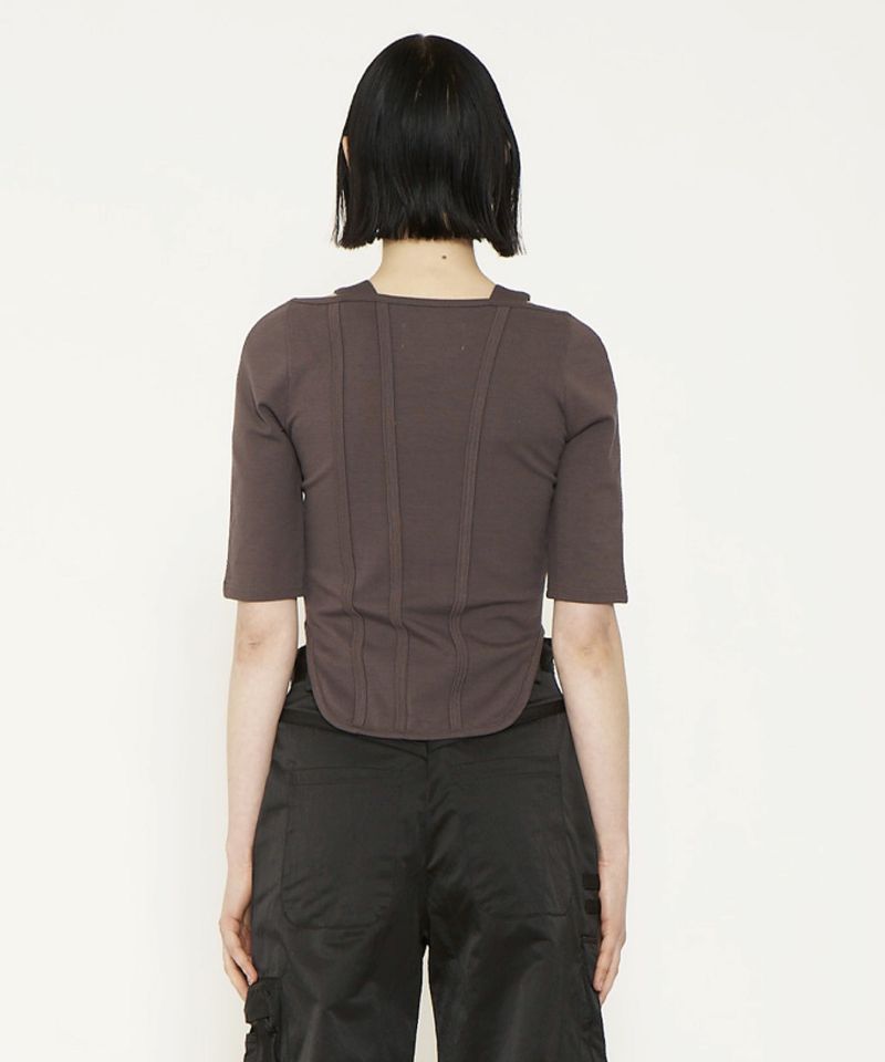 SQUARE NECK TIGHT TOPS