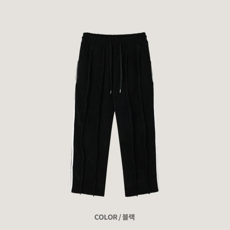 LMN Slay Velour Brushed Wide Pants (2 colors)