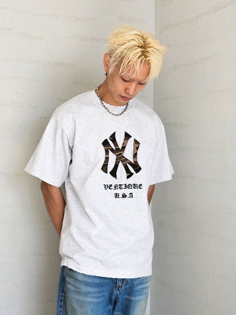 VENTIQUE（ベンティーク）の「VENTIQUE NV camo embroidery T-shirt 3color（Tops）」