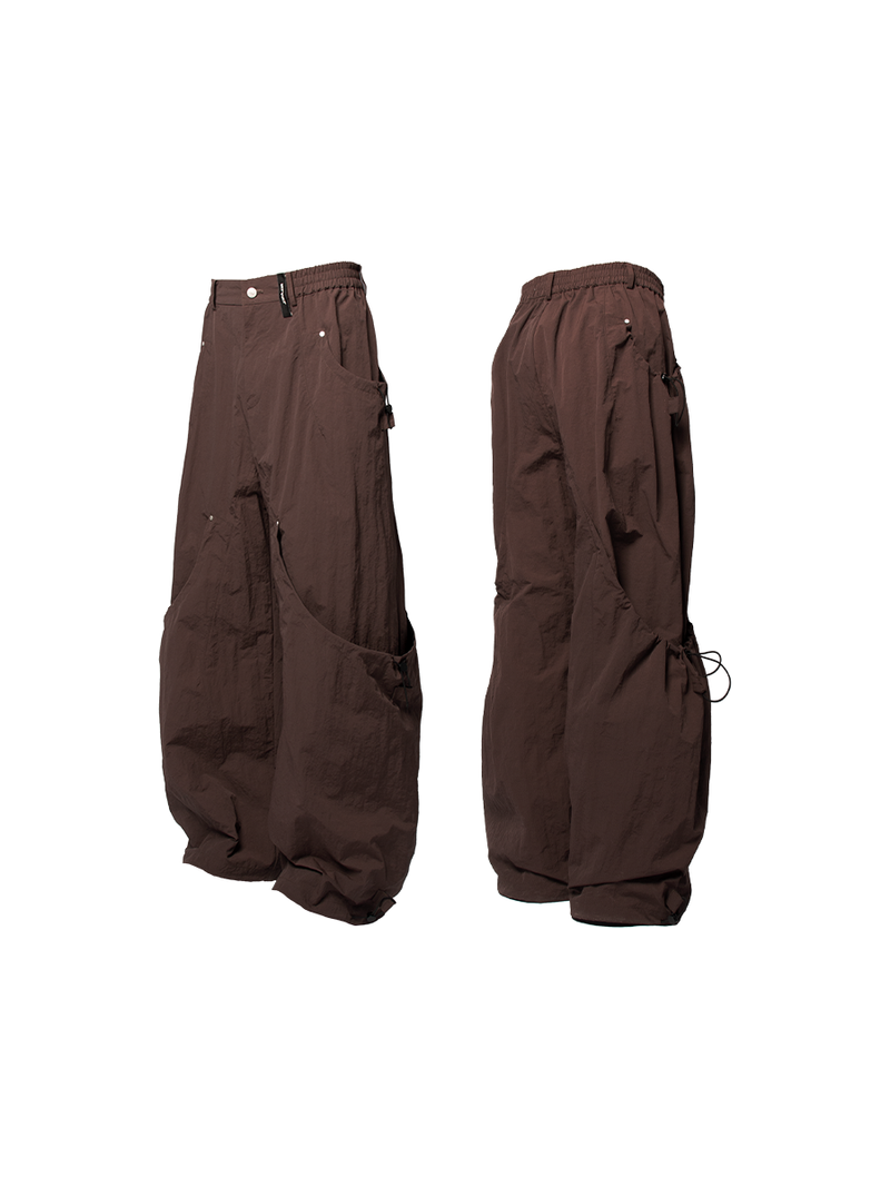 RELABEL 24AW Chrysalis- Breathe Six-Pocket Drawstring Nylon Pants