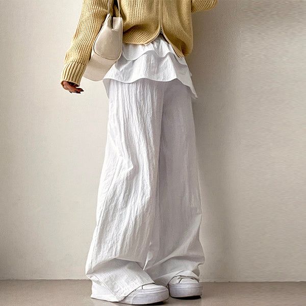 Nied Layered cancan skirt pants