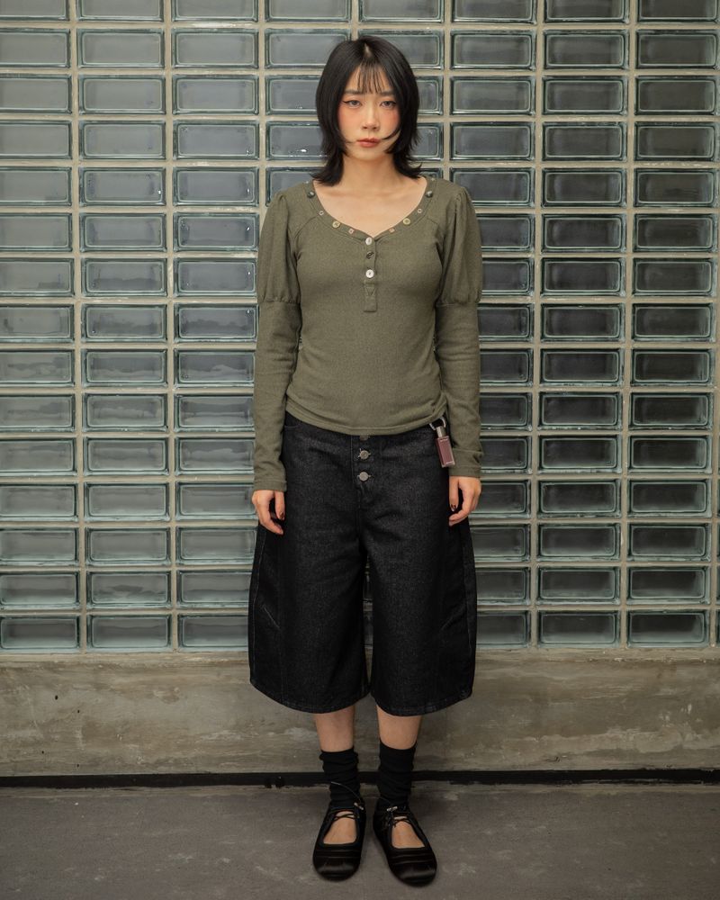 Button Puff Longsleeve