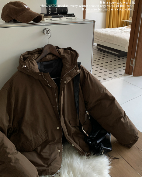 Burnley Curve String Hooded Padding