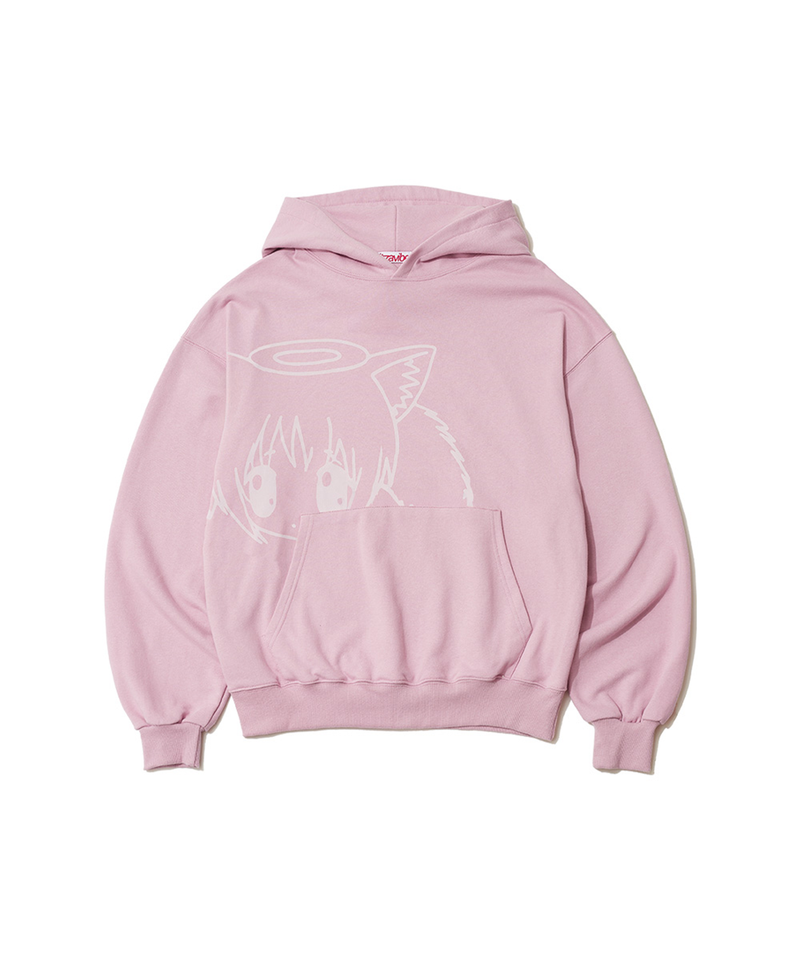 CAT GIRL HOODIE - PINK