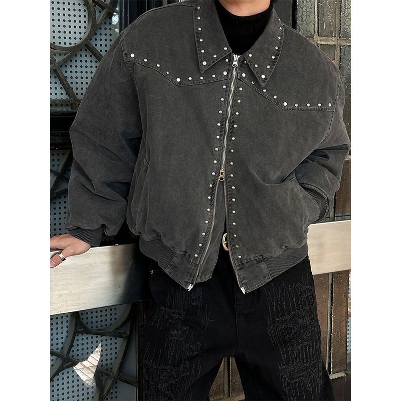 [F/W] Pigment stud 6oz jumper(2color)