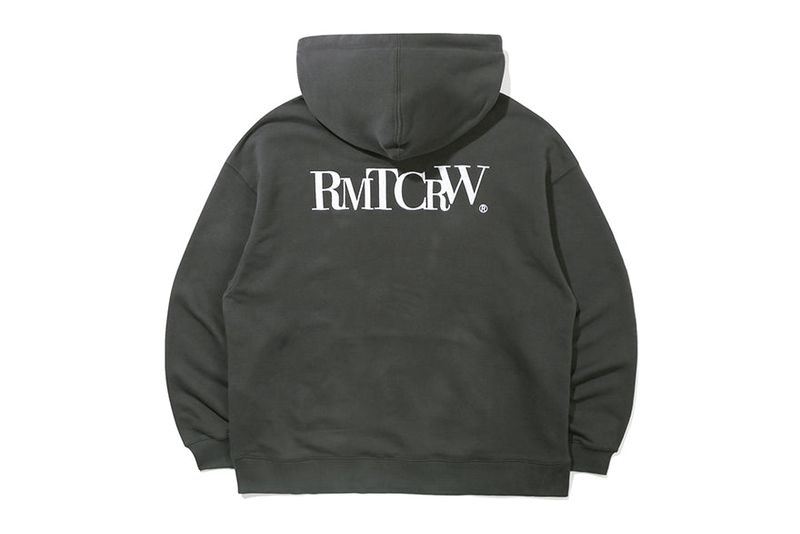 RECENT LOGO HOODIE_CHARCOAL
