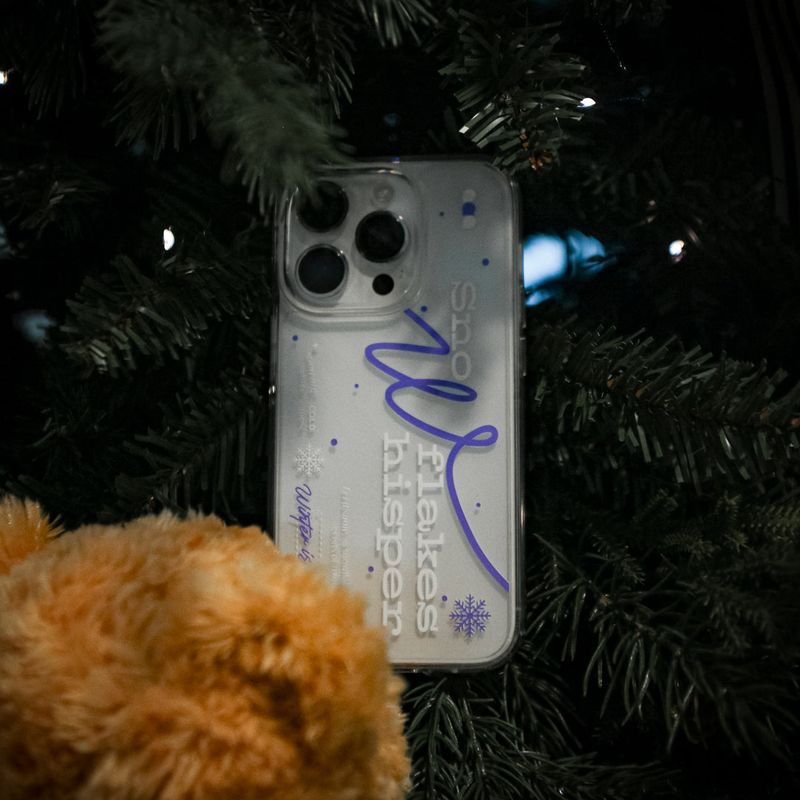 【MADE】(2type) Snow Violet Jelly hard Phone case
