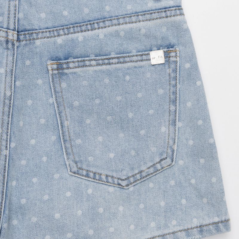 LIGHT BLUE DOT DENIM PANTS 21101