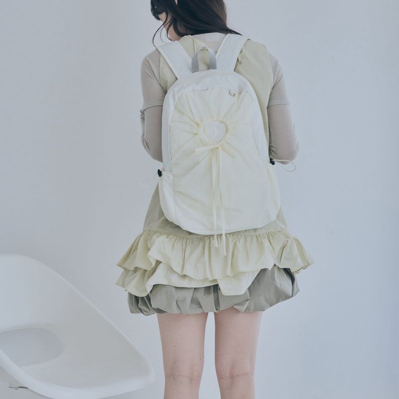 hole string po backpack (light yellow)