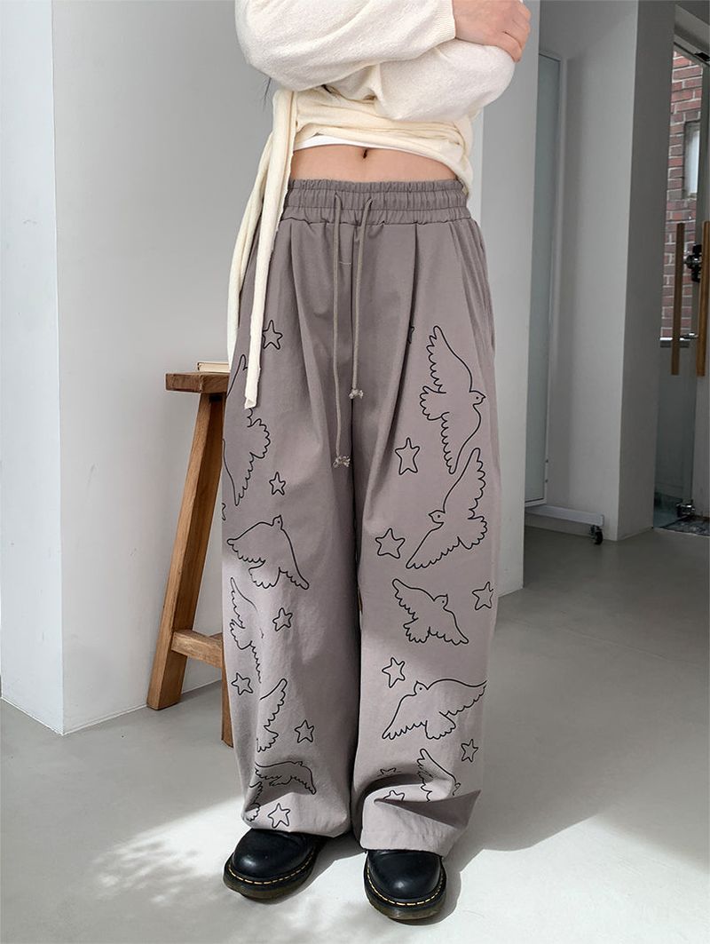 BIRD TUCK BANDING SLACKS (2C)
