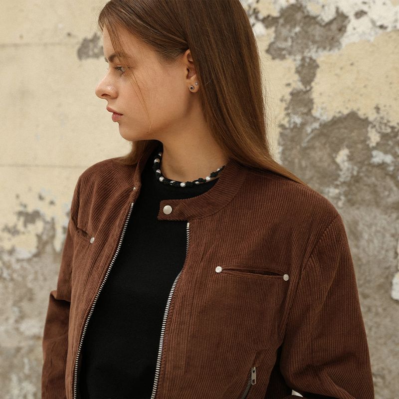 CORDUROY POINT RIDER JACKET