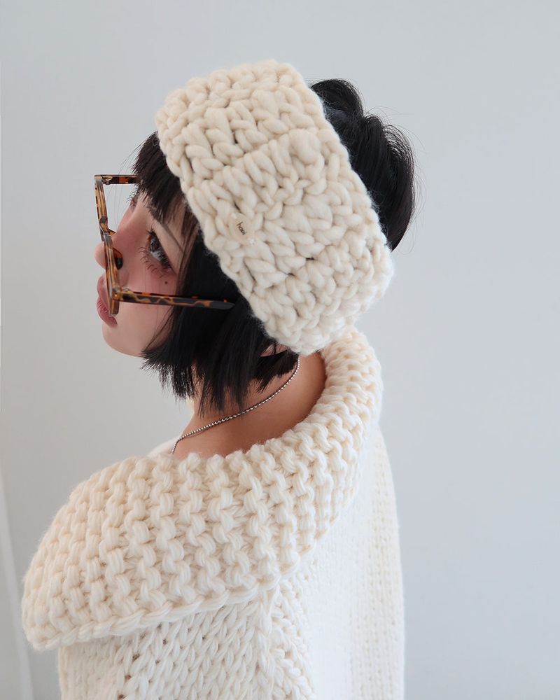 Delight-J（ディライトジェイ）の「Loopy Mango Twisted Knitwear Hairband（Hair Accessories）」