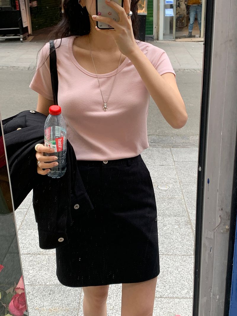 [MADE] Rielo cotton mini skirt