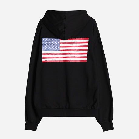 Flag Printing Hood Zip-Up