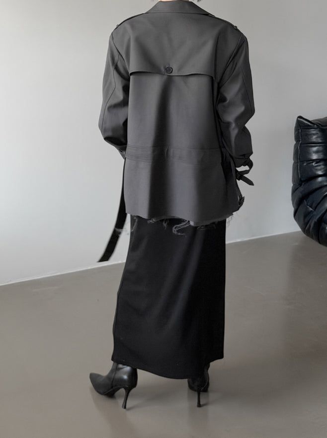 Bagel Short Trench Coat