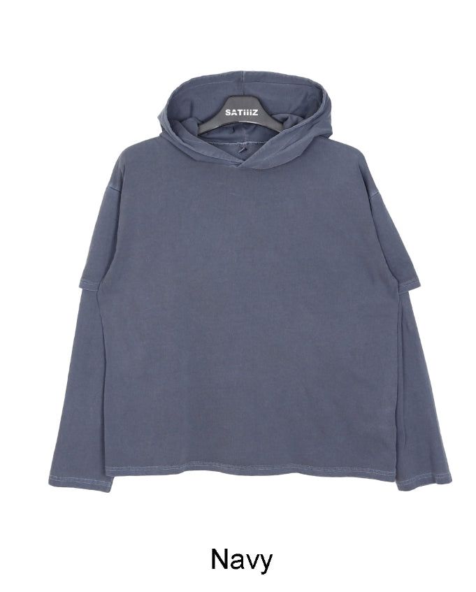 Lual Layered Pig Hoodie