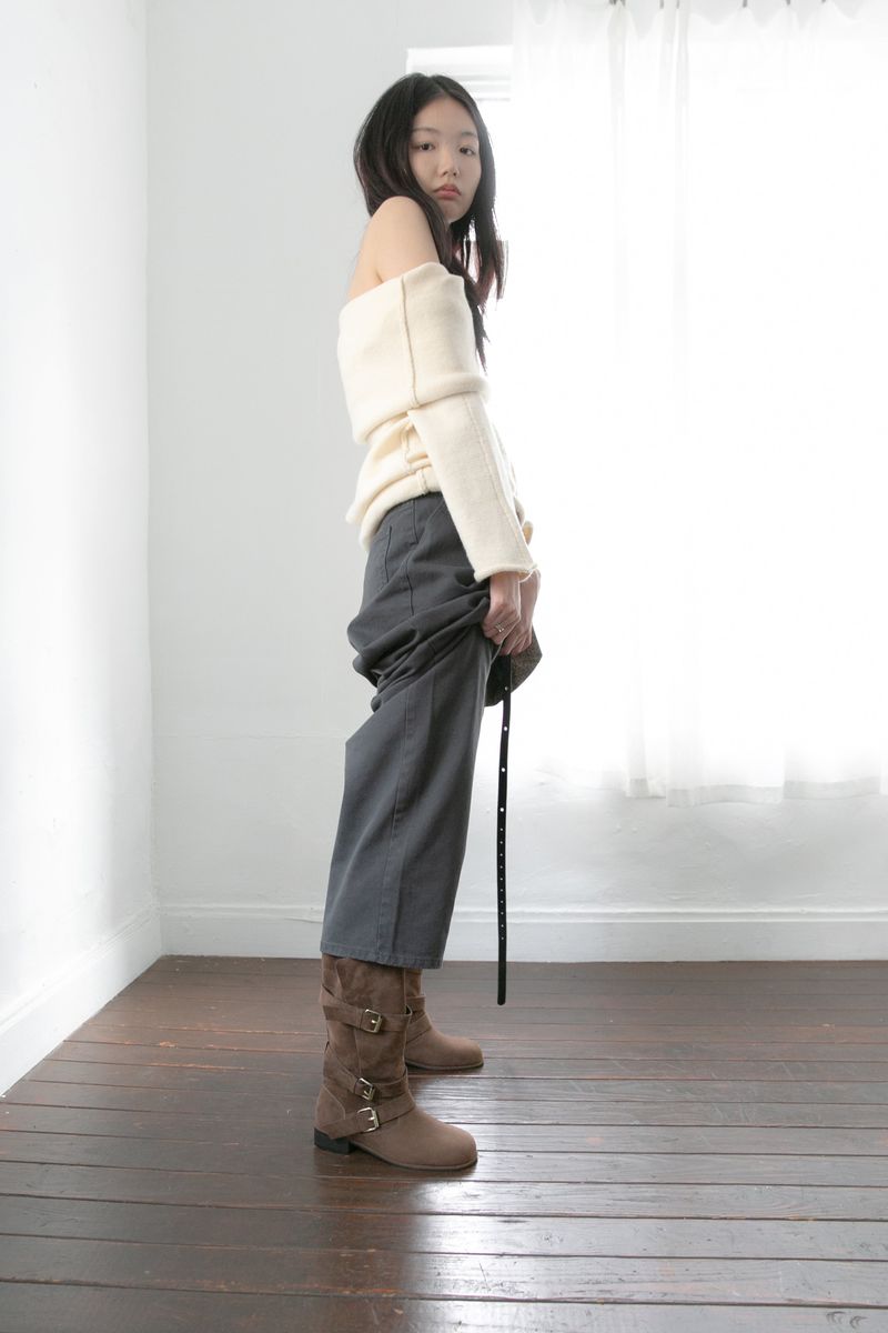 suede wrap boots(3colors)