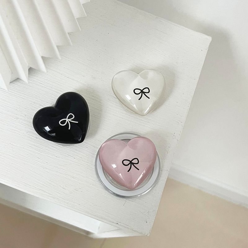 casecream（ケースクリーム）の「[MADE] mini ribbon [heart smart tok] 3color（Smartphone Accessories）」