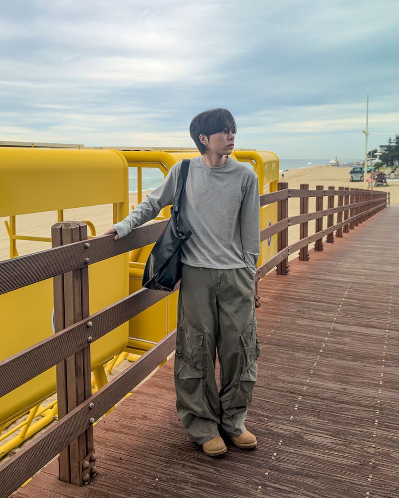 Pre Supima Cropped Long Sleeve