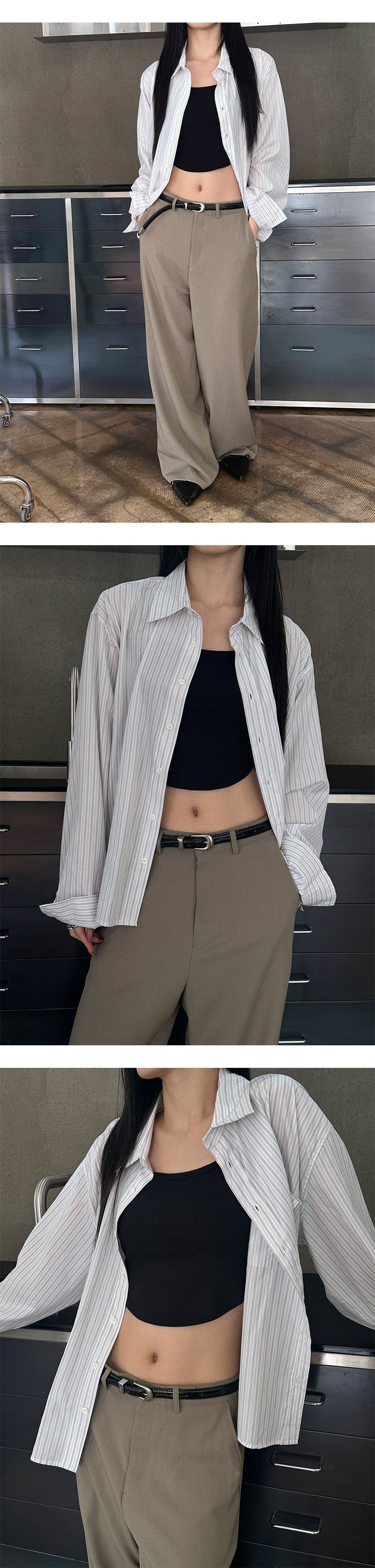 [Unisex] Half double short blazer(2color)