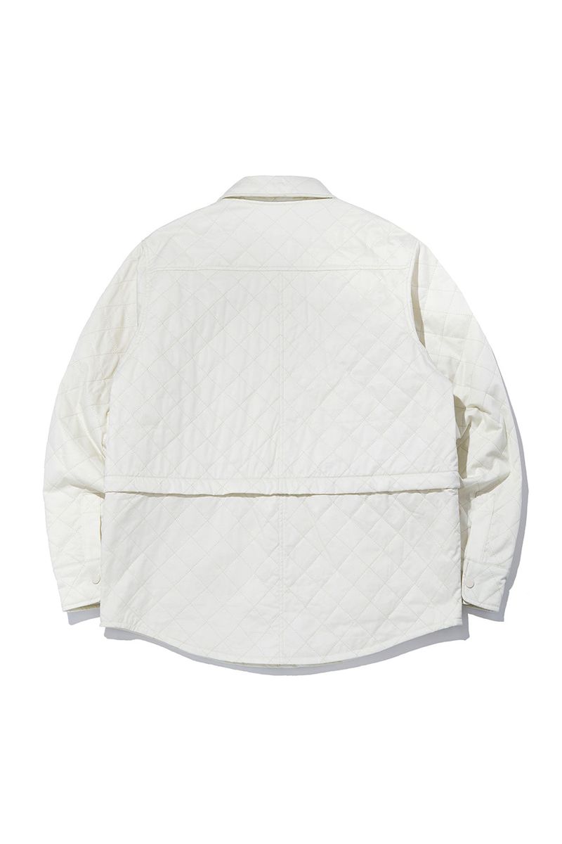 Quilting 2Way Shirt Jacket_Ivory