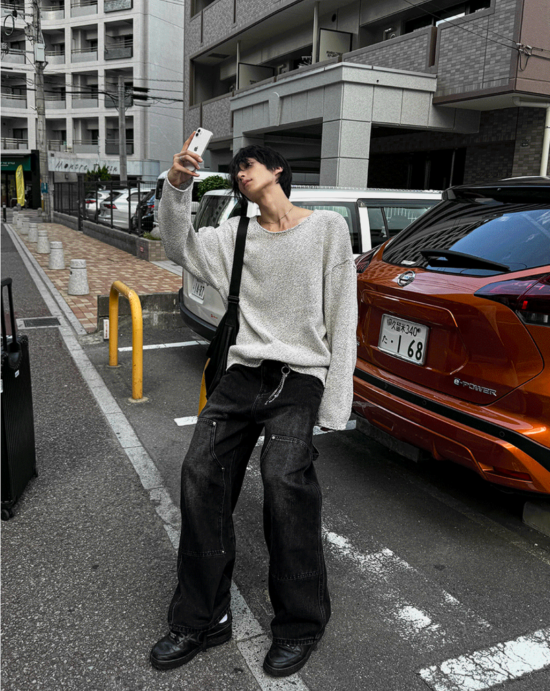 Ail Loose Fit Round Knitwear