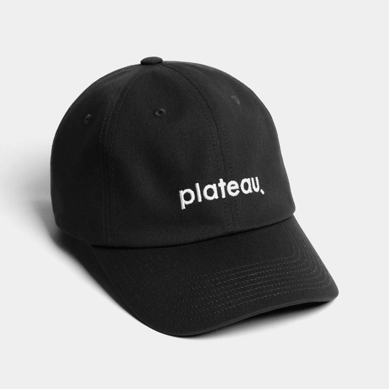 PLATEAU（プラトー）の「プラトー VTGキャップ ブラック（帽子）」