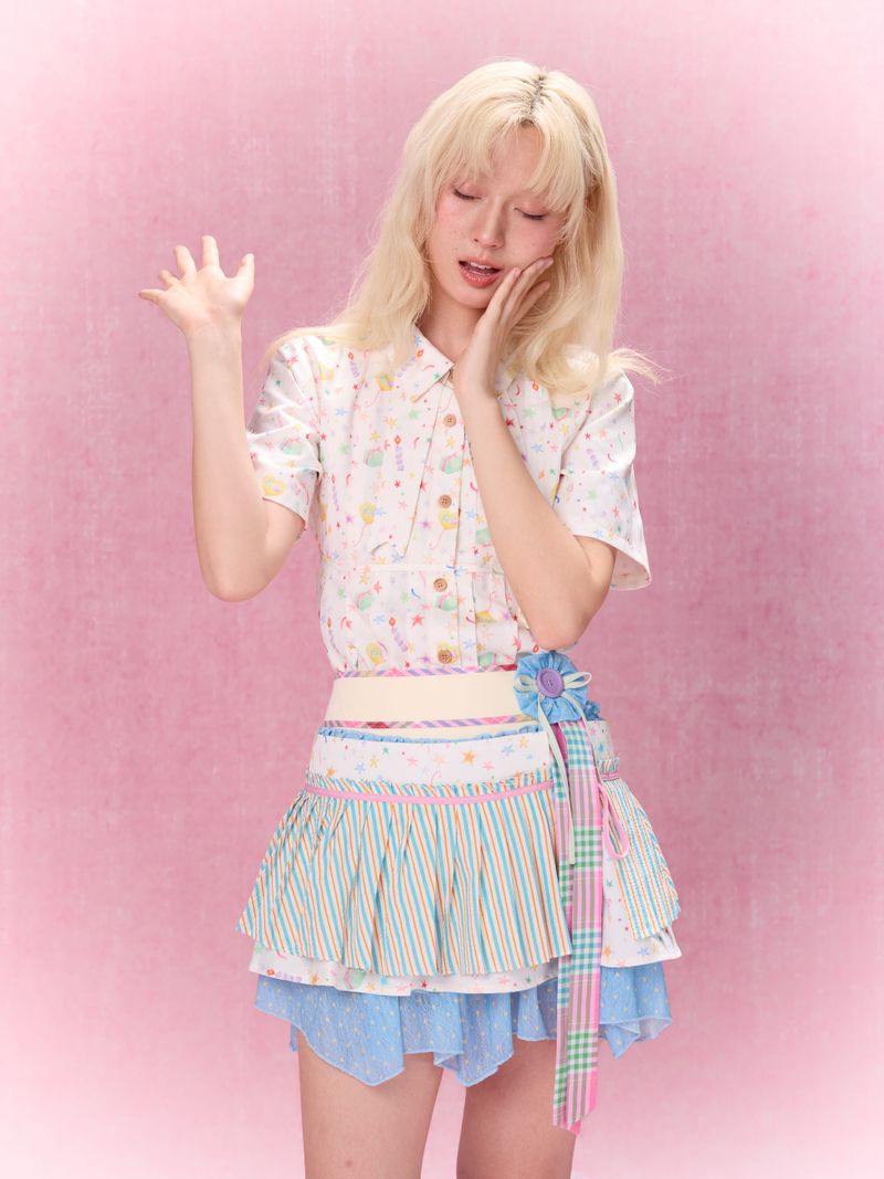 Best Day Ever Skort (Blue)