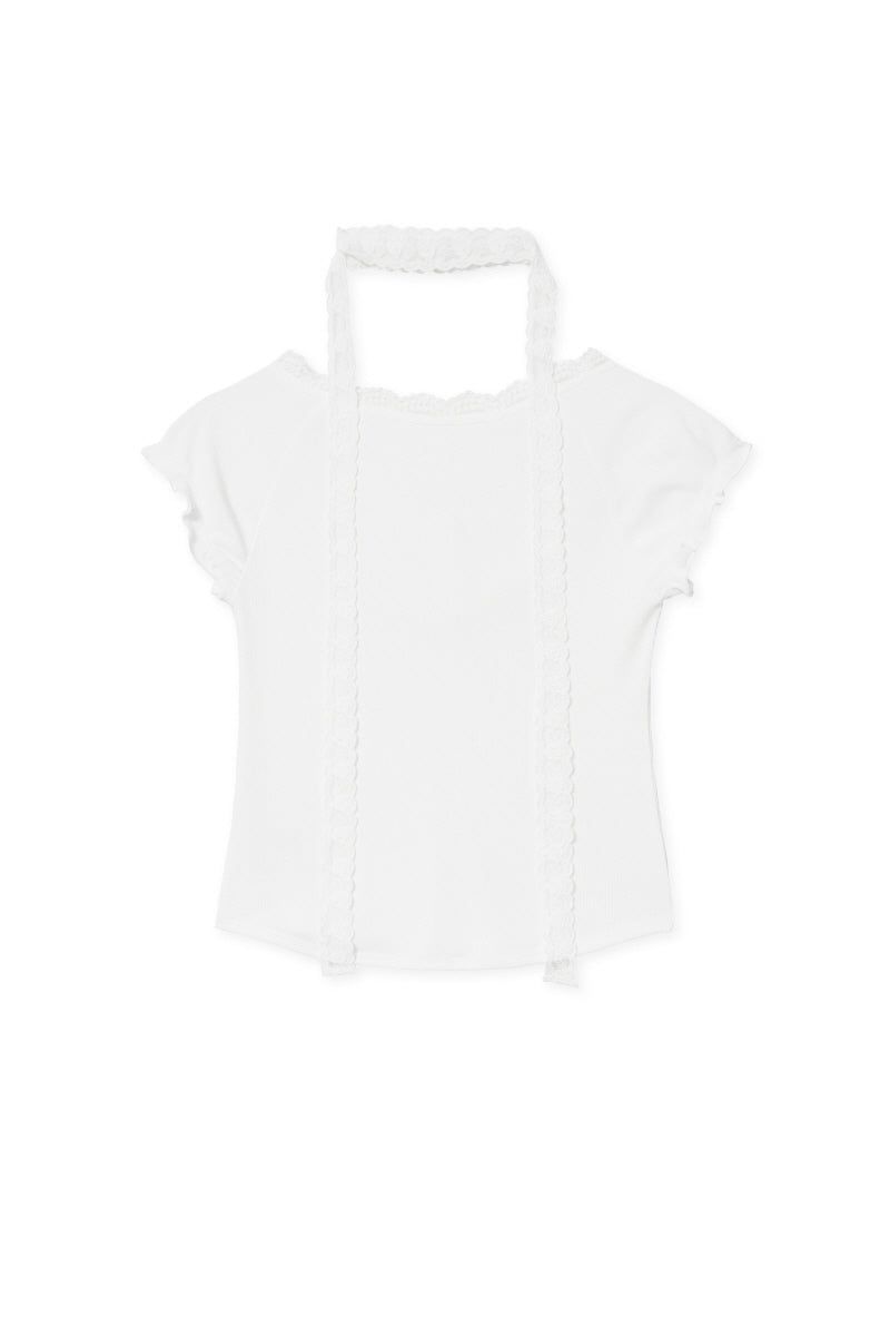 lace sc t (white)