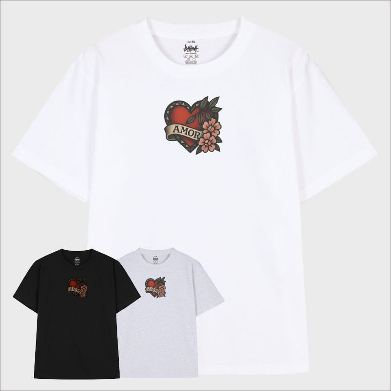 driftout(ドリフトアウト)の「アモール&ソーンズ ハートTシャツ (3color)(Tops)」